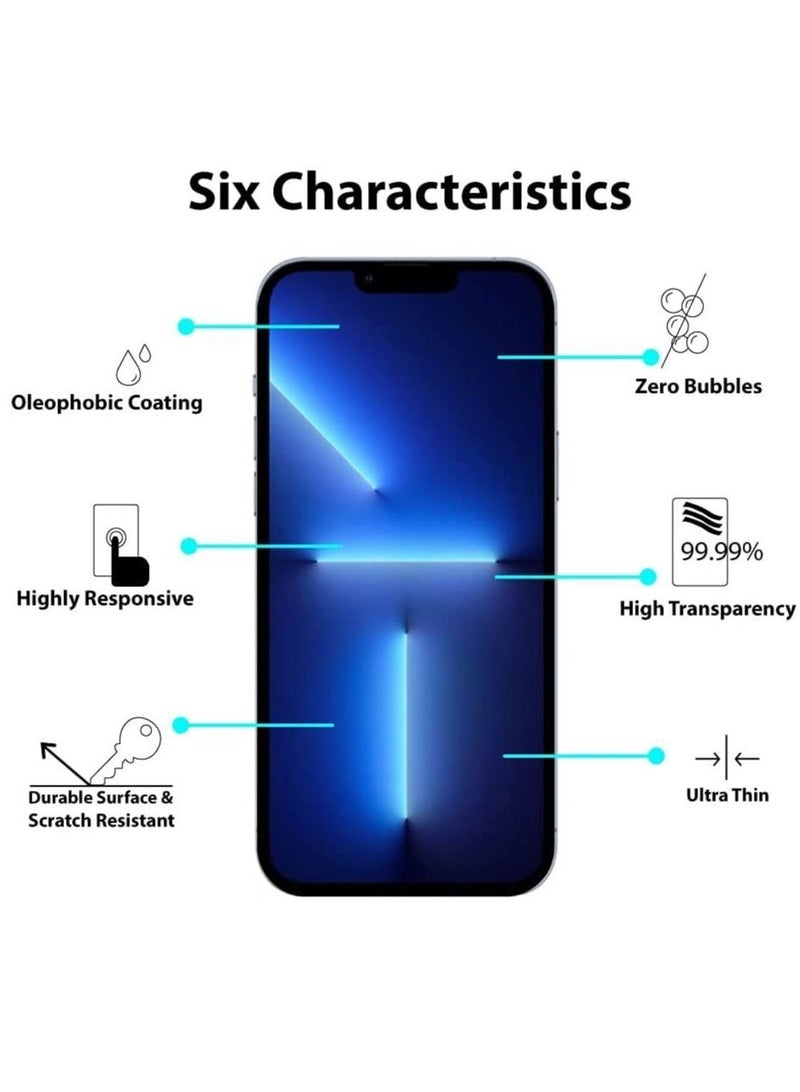 Screen protector compatible with iPhone 13 Pro Max privacy tempered glass [privacy protection, 9H hardness, scratch-resistant], anti-spy screen protector for iPhone 13 Pro Max - Image 4