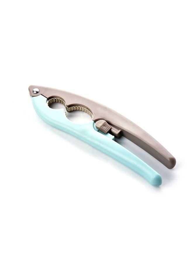 NIBEMINENT - Nut Cracker Opener Tool With Non Slip Handle Grey/Green - Image 1