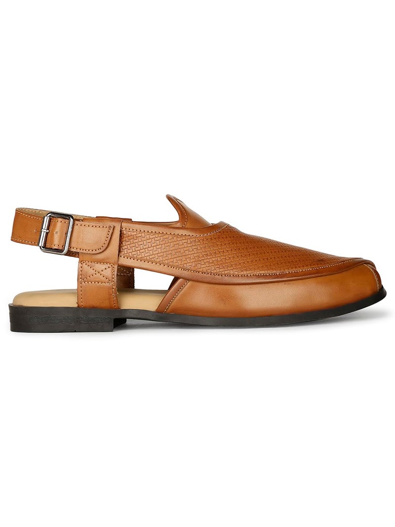Bata باتا رجالي بيشاوري تان صندل - 7 المملكة المتحدة (8613055) - Image 2