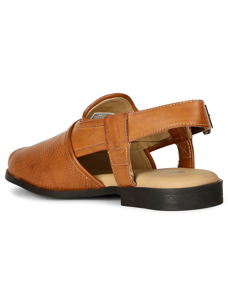 Bata باتا رجالي بيشاوري تان صندل - 7 المملكة المتحدة (8613055) - Image 3