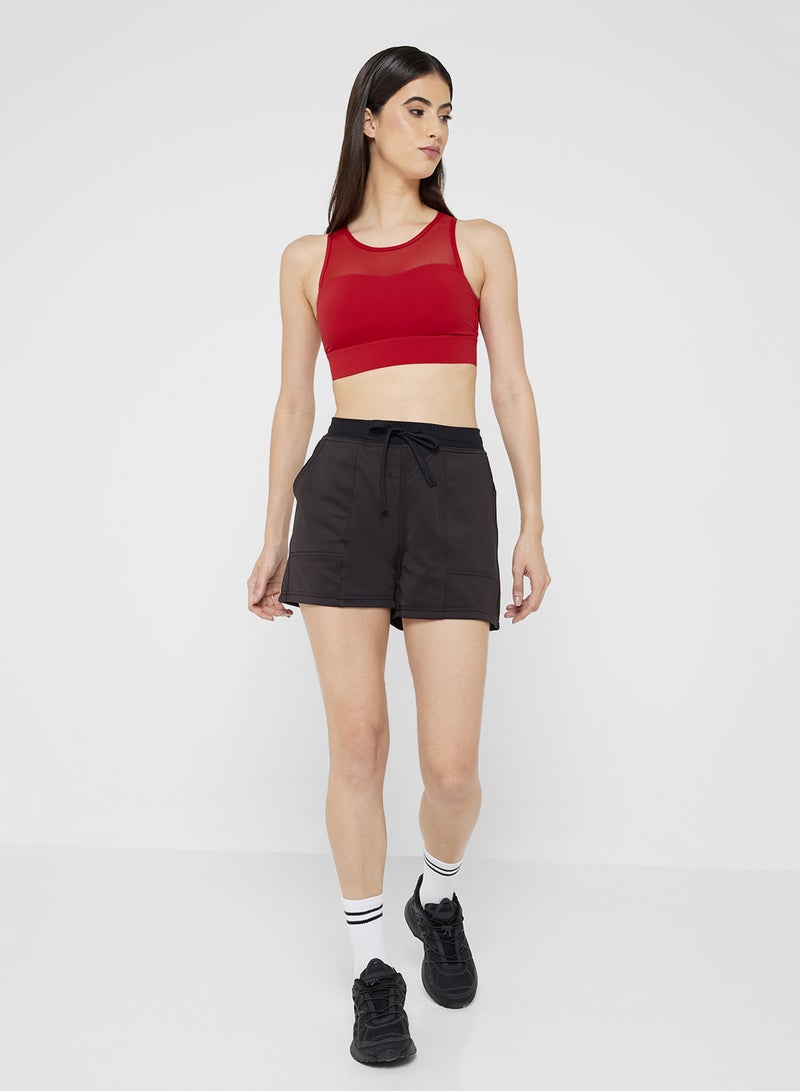 FRWD Mesh Panel Sports Bra with Back Clasp - Image 4