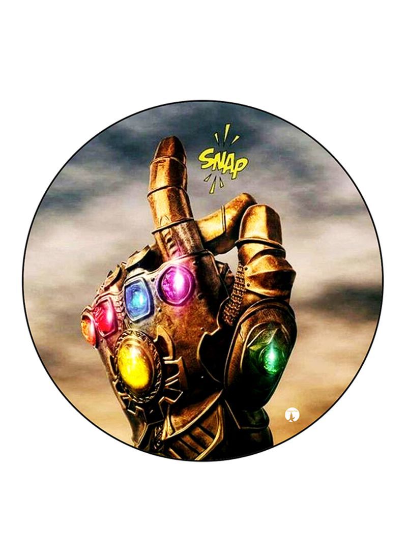 The Avengers Printed Mouse Pad Round  Multicolour
