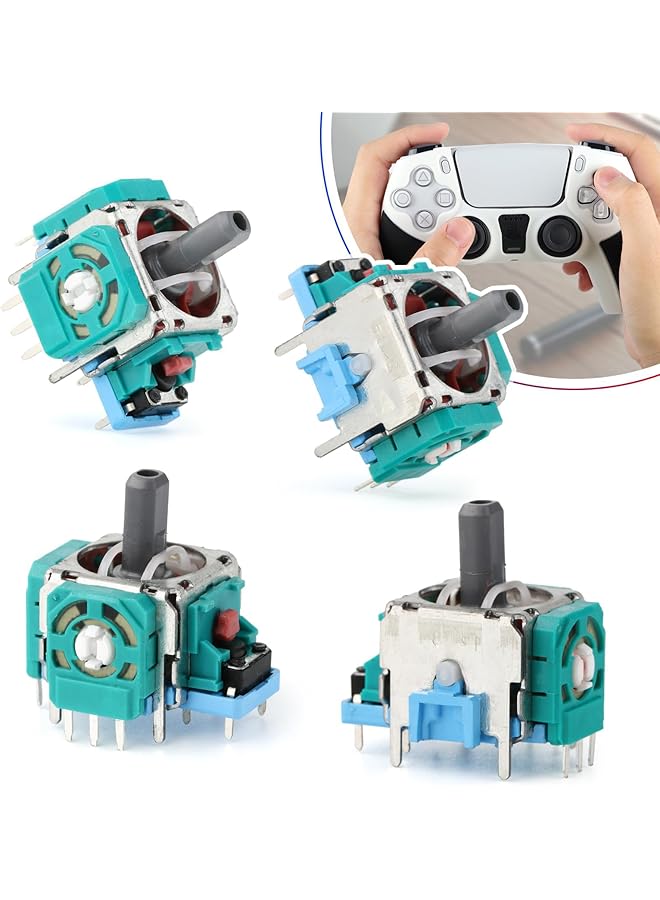 Green Tiger 4PCS 3D PS5 Joysticks for Sony Playstation 5 Controller - Analog Stick Replacement With Thumbsticks Module - Controller Accessories - Image 1