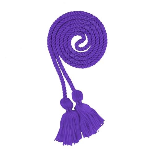 Class Act Graduation Single Honor Cord 60 inch Length, Purple - Image 1