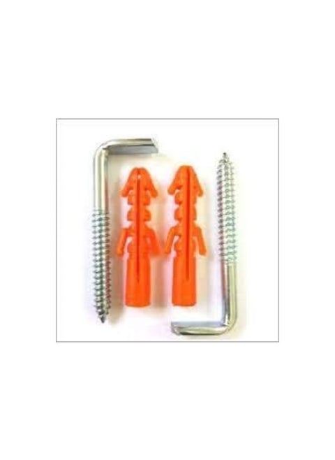 KNP ABBASALI Screw Set of Water Heater with Nylon Plugs Robust is designed for secure and stable installation of water heaters and other heavy fixtures.