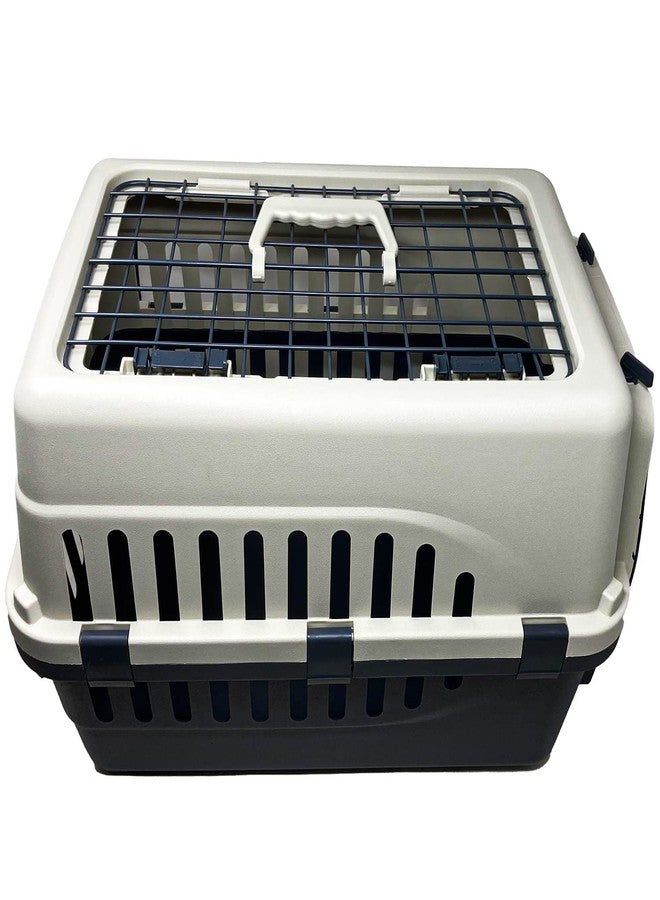 Smart Pups Heavy Duty Airline Travel Flight Carrier IATA Approved Suitable for Puppies, Kittens and Cats 20 Inch - Image 1