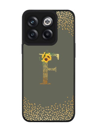 Rugged Black edge case for OnePlus Ace Pro Slim fit Soft Case Flexible Rubber Edges Anti Drop TPU Gel Thin Cover - Custom Monogram Initial Letter Floral Pattern Alphabet - F (Olive Green ) - pzsku/ZBF33FBA52F2E30D4BC5BZ/45/_/1673881209/5e404066-813a-4cfb-8fc1-47dcecd59346