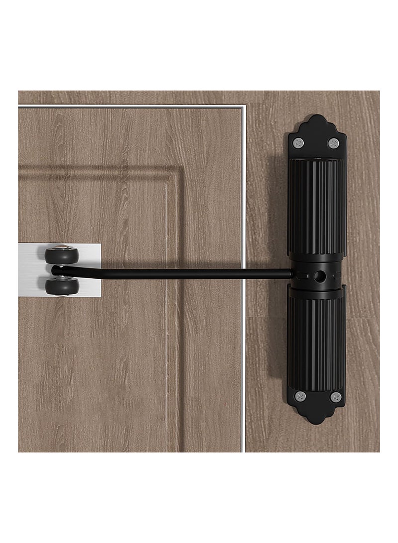 SYOSI Automatic Hydraulic Door Closure Heavy Duty Gate Closer for Interior Exterior Safety Spring Loaded Door Closer Overhead Fire with Adjusting Rod And Screws - Image 1