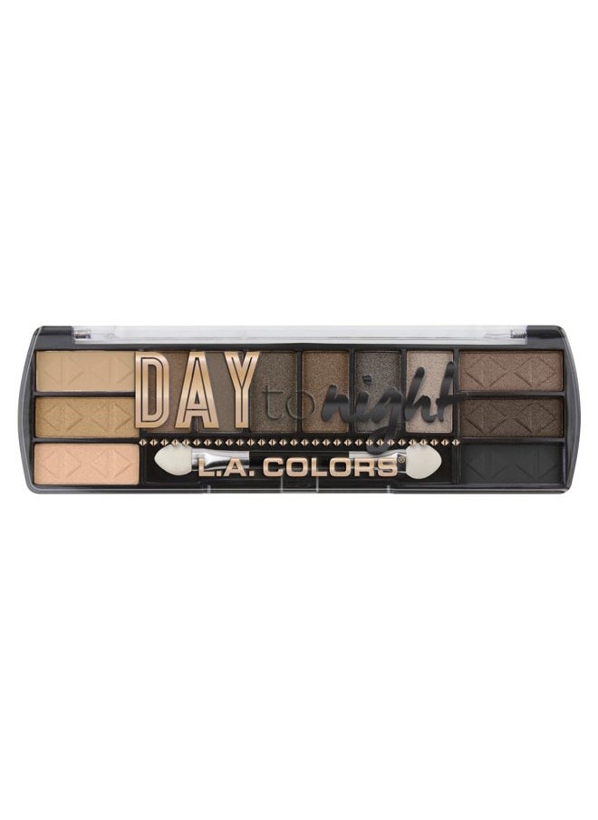 LA Colors Day To Night 12 Color Eyeshadow Palette, Daylight, 0.28 Oz  - Image 2