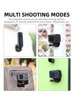 Excefore Magnetic POV Neck Mount Action Camera Holder Chest Body Strap Vlog Snap Mount Selfie Hand Free for GoPro 11 10 9 8 / Action / insta360  - Image 3