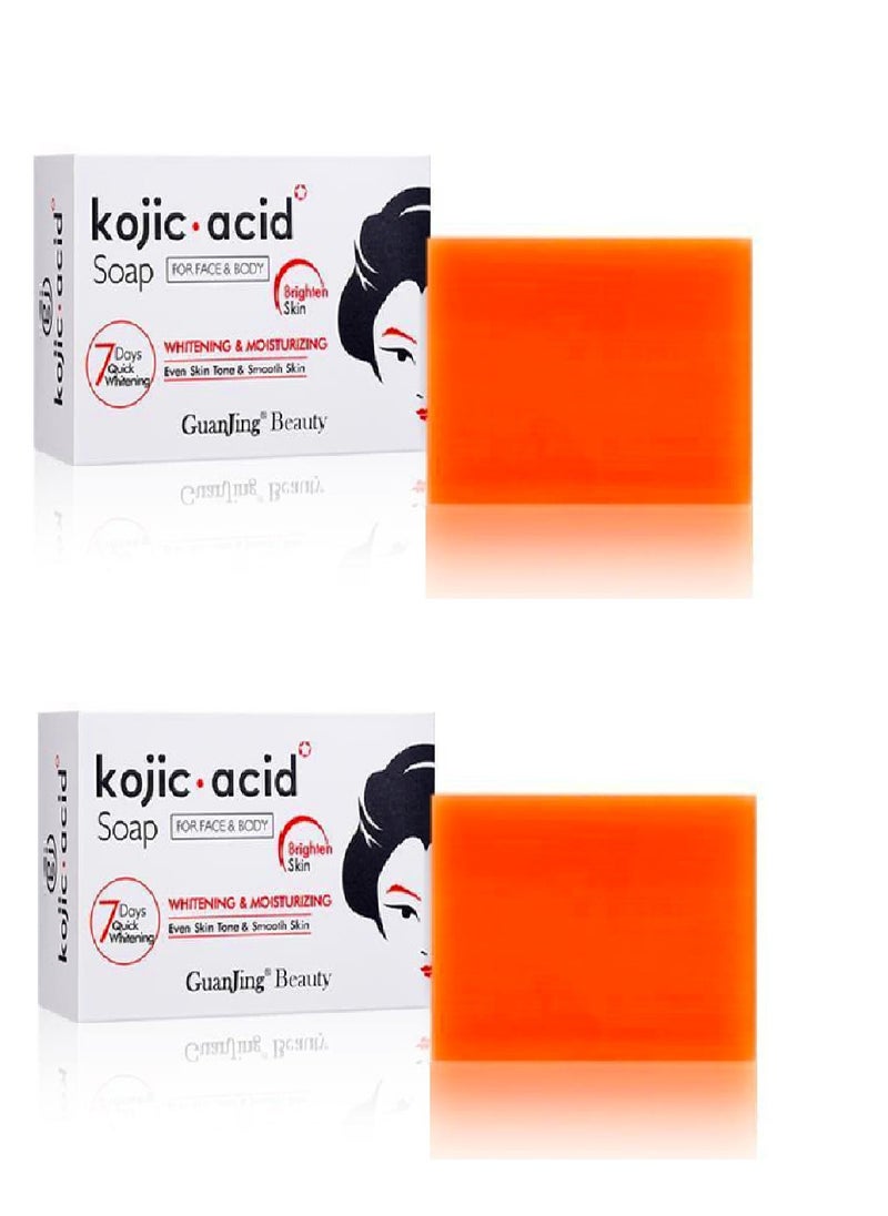 KOJIC ACID Kojic Soap For Face Body 120 g - 2pieces  - Image 1