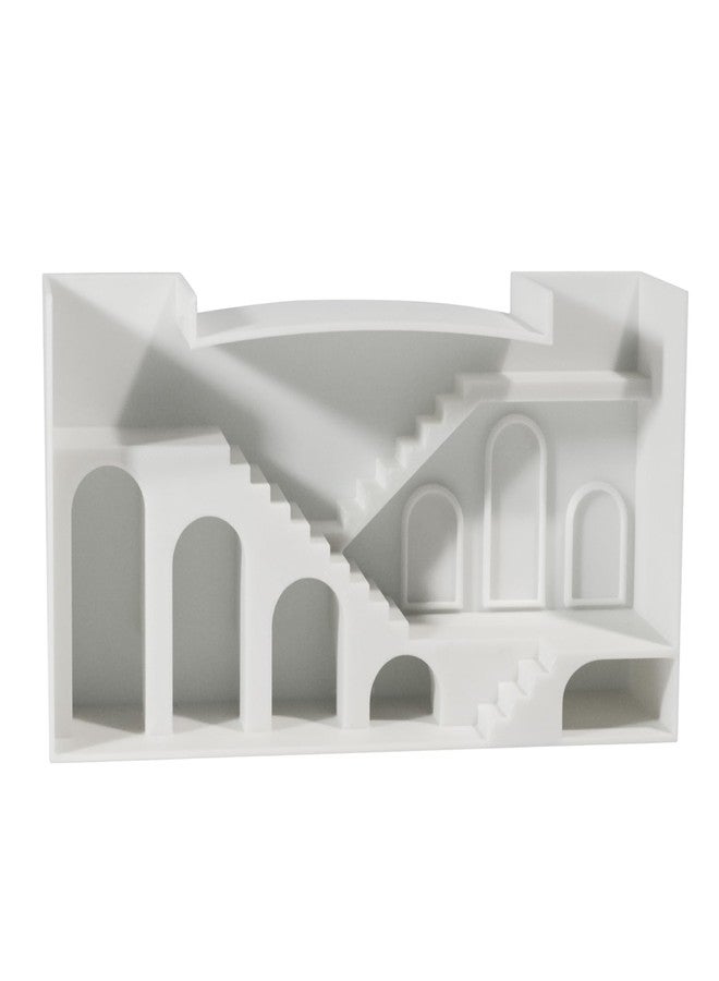 LingoFoto Aquarium Undergravel Fish Tunnel Hide Cave Corner Castle Tank Decorations Under Gravel Viewing Tunnel Fish & Shrimp Cave for Aquarium Hideout(White,Style A) - Image 4