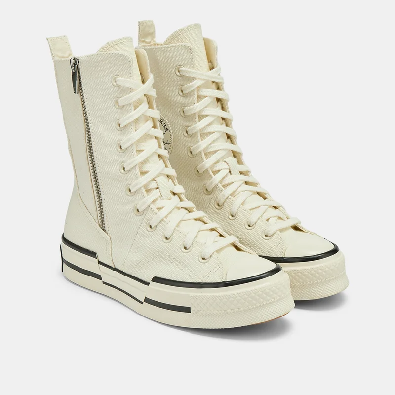 Converse Brown Women's Chuck 70 Plus XHi Platform Shoes for Women | Best Price UAE