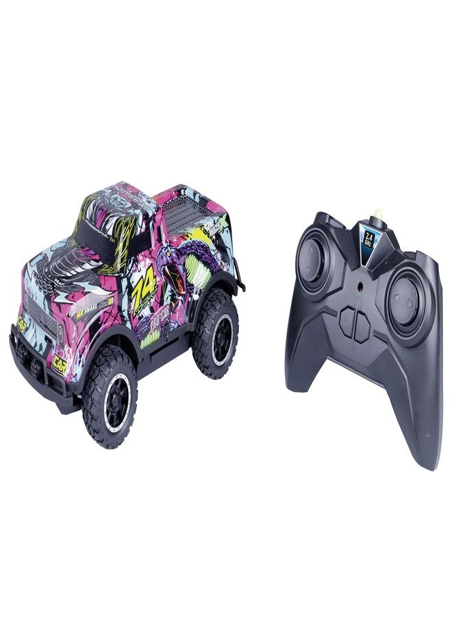 Revell Ghost Driver Remote Control Toy Car for Kids Light Up Toy 2.4GHz RC Cars Truck Gifts for 6 7 8 9 10 Years Old Boys Girls, Purple - Image 2