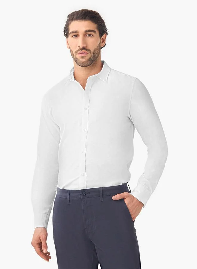 Splash FAV Set of 2 - Regular Fit Oxford Shirt with Collar and Long Sleeves