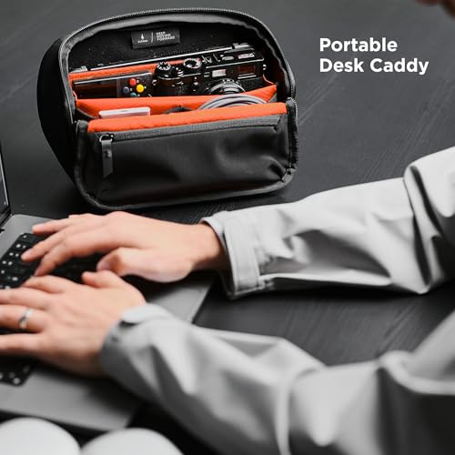 ALPAKA Vertex Pouch - All-in-One Sling Bag, EDC Pouch, and Desk Caddy - Fits an iPad Mini, Headphones, and More - Weatherproof Black X-Pac RX36 Fabric - Image 4
