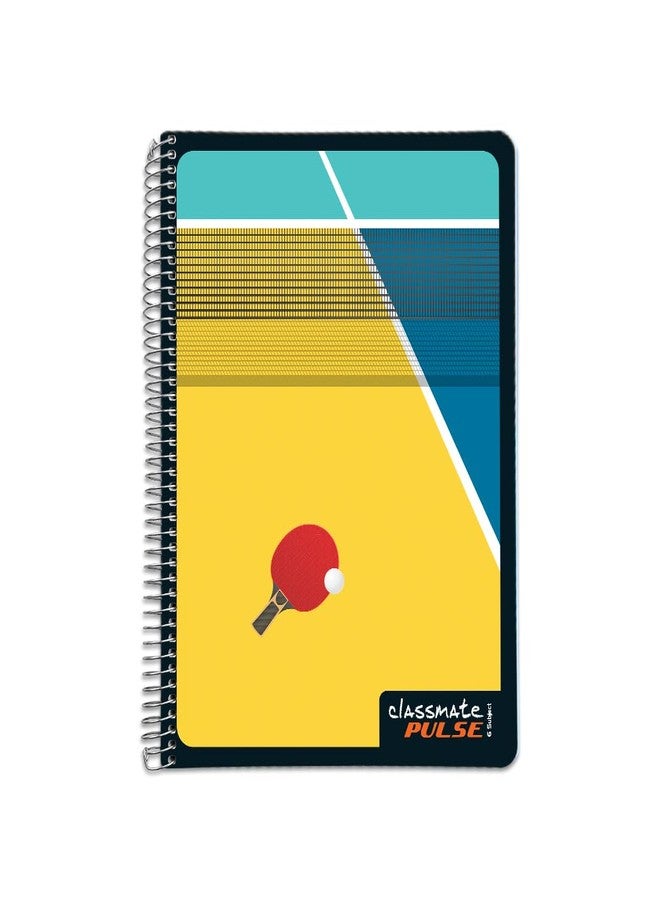 Classmate Pulse 6 Subject Spiral Notebook - Pack of 1 | Single Line | 500 Pages | A4-29.7cm x 21.0cm | Attractive Cover Designs | Soft Cover | Ideal for College Students and Professionals - Image 1