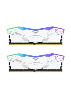 TeamGroup TeamGroup T-Force Delta RGB 16GB 6000MHz (6000MT/s) CL38 White DDR5 Desktop Gaming Memory, Metal Heatsink, ARGB Sync, ECC, XMP 3.0/EXPO, Compatible With Intel/AMD CPU, High Performance Low Latency RAM  - Image 2