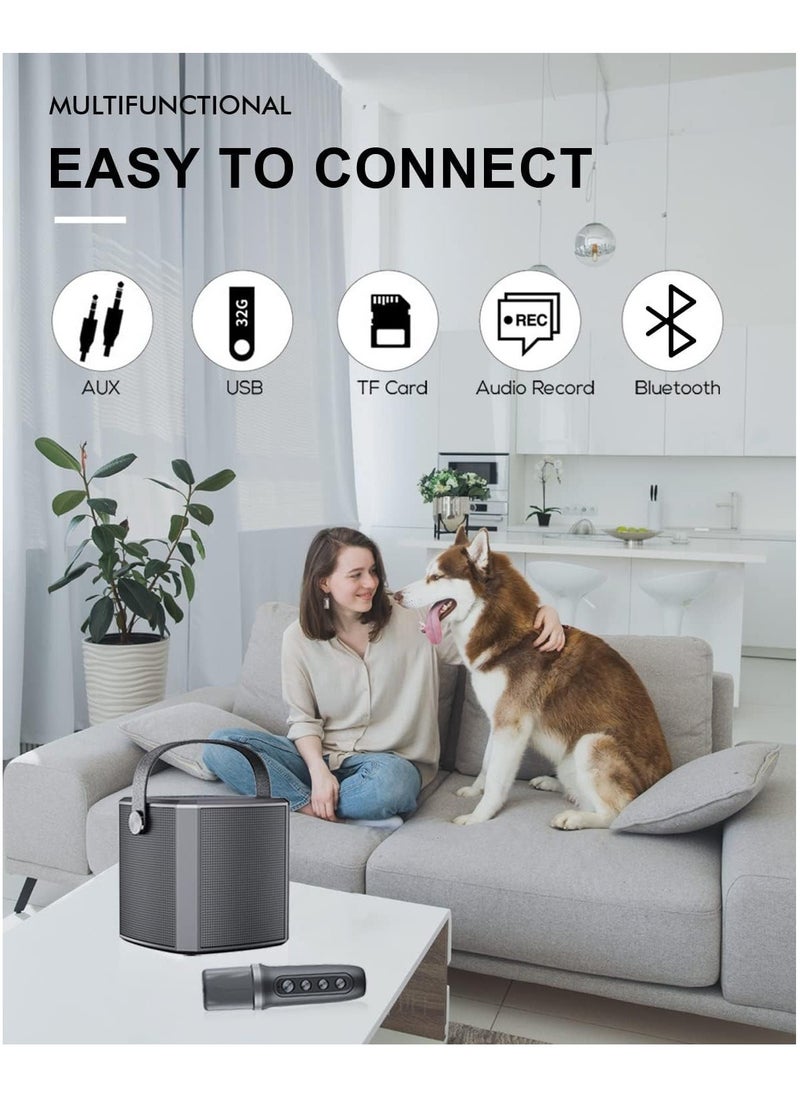 JAJEEK Karaoke Machine with Bluetooth & Microphones – Portable PA System, Karaoke Set with Speaker, Wireless Karaoke Microphone, Party & Family Fun, Easy to Use Home Entertainment, Perfect for Singing and Karaoke Lovers in UAE - Image 3