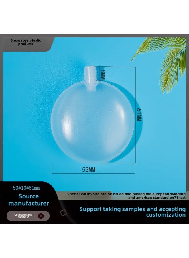 Source BB Called Airbag Round Transparent Sounder BB Called Airbag Order Plastic Toy Accessories Pinch Call-Height:30*16mm
