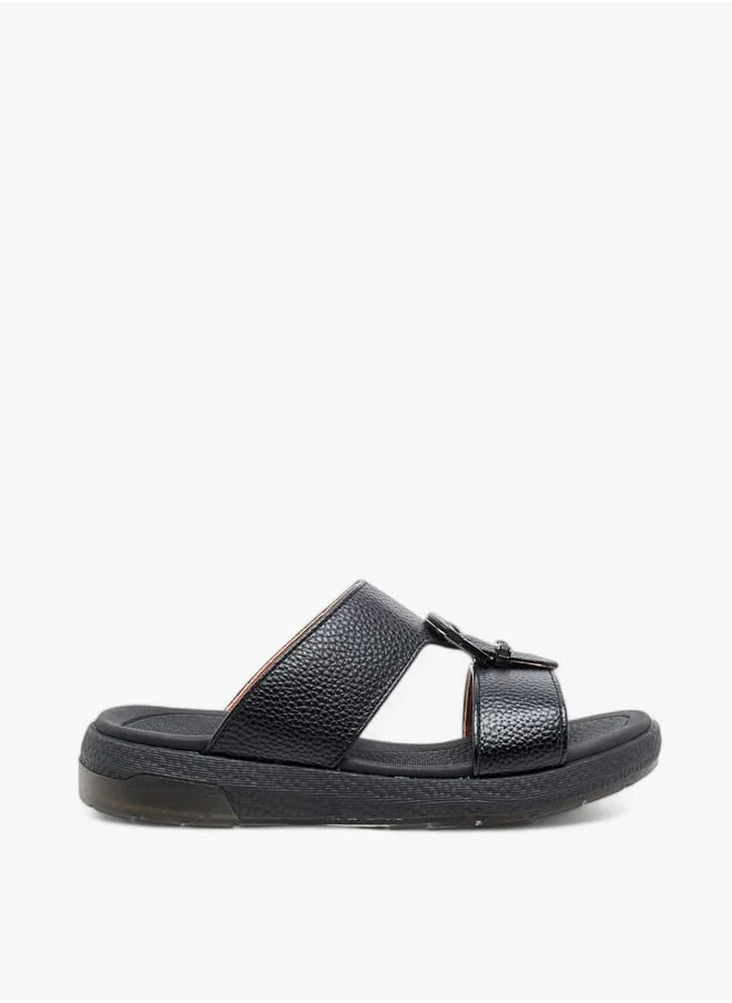 لو كونفورت Boys Textured Slip-On Arabic Sandal