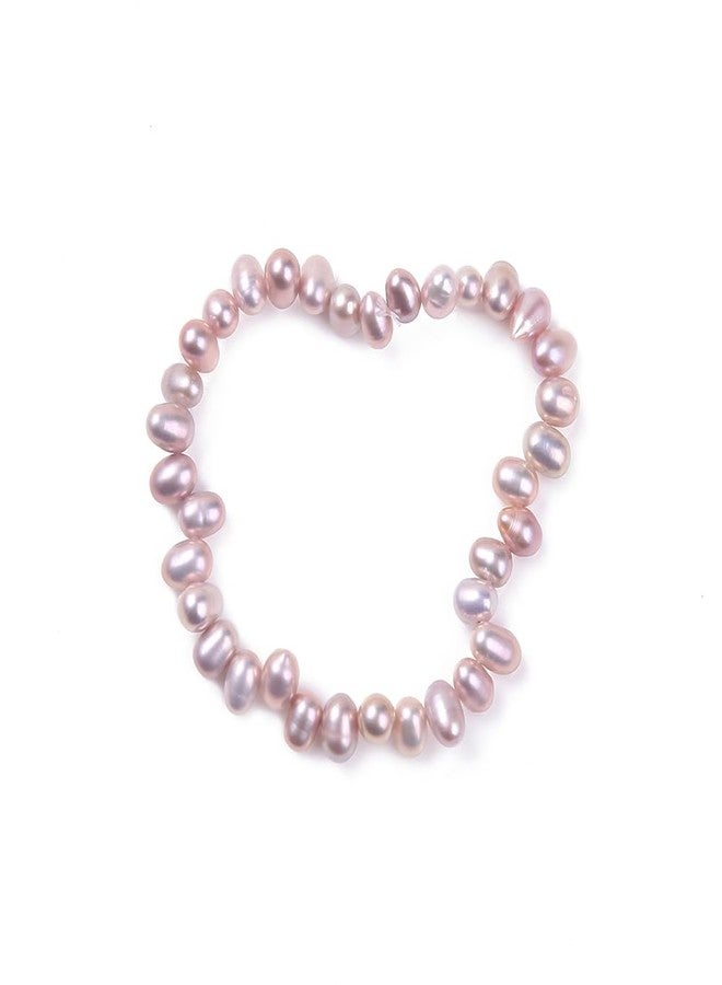 MilkyWay Freshwater Cultured Pearl Bracelet for Women,Handmade Natural Pearl Bracelets White Pearl Wrist Bracelets Bridesmaid Bridal Wedding Jewelry Gifts (Pearl 6-7mm Length:18 cm) - Image 1