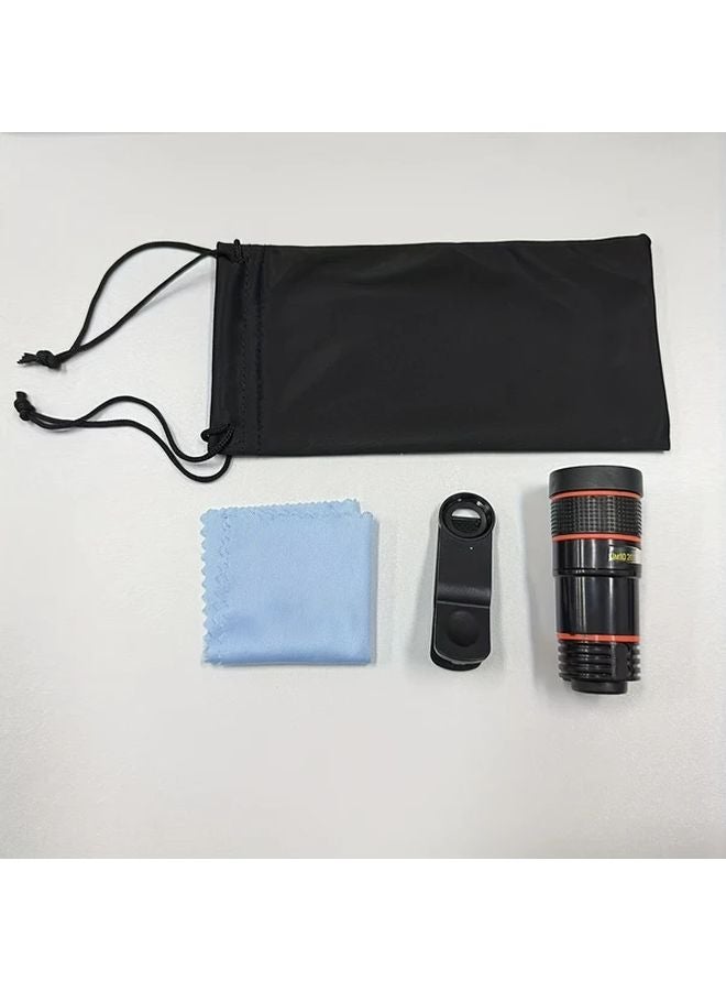 Telescope Accessories 8x Optical Zoom Lens Manual Focus Clip On For Smartphones - Image 1