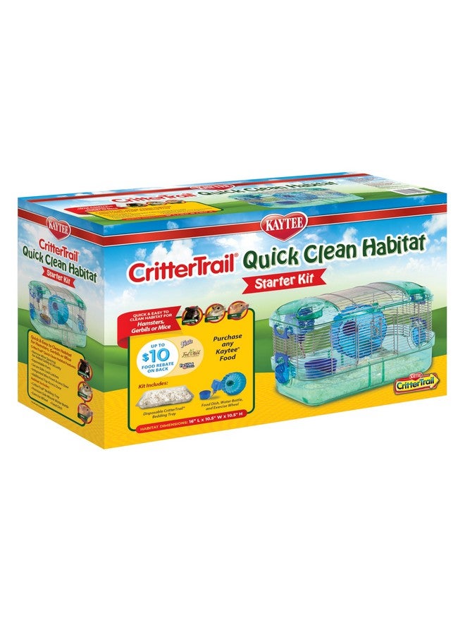 كايتي مسكن كايتي كريتر تريل سريع التنظيف للجربوع والهامستر والفئران الأليفة - Image 1