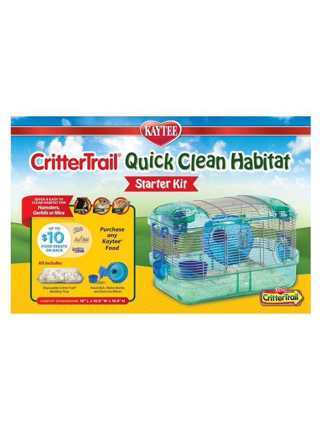 كايتي مسكن كايتي كريتر تريل سريع التنظيف للجربوع والهامستر والفئران الأليفة - Image 4