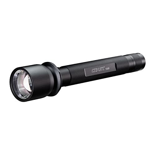 COAST TX22R 5300 Turbo Lumen Rechargeable Long Range Tactical LED Flashlight with Spot and Flood Beams, Durable Aluminum Build - Image 1