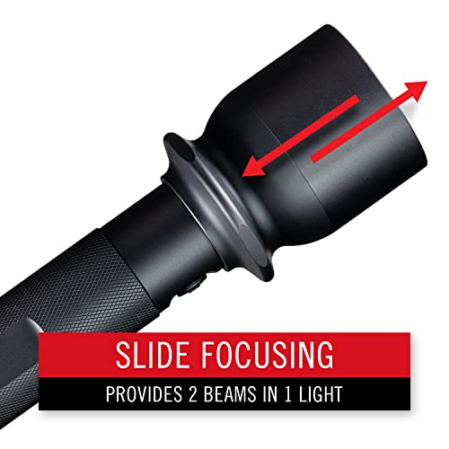 COAST TX22R 5300 Turbo Lumen Rechargeable Long Range Tactical LED Flashlight with Spot and Flood Beams, Durable Aluminum Build - Image 4