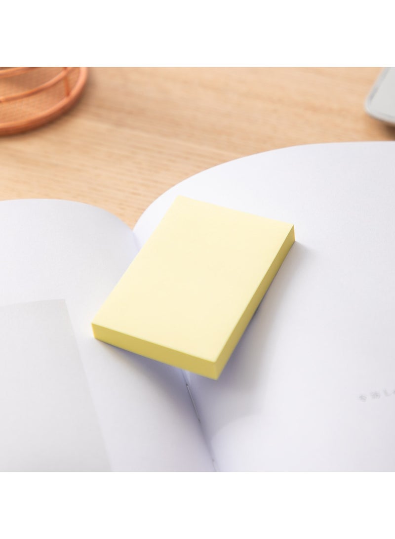 Deli ملاحظات لاصقة Deli EA00252 STICK UP قطعة واحدة، ورق 70gsm، 76×51mm، أصفر، لاصق قوي، قابل لإعادة التمركز، 100 ورقة لكل عبوة، سهل في تدوين الملاحظات ومشاركة الأفكار - Image 4