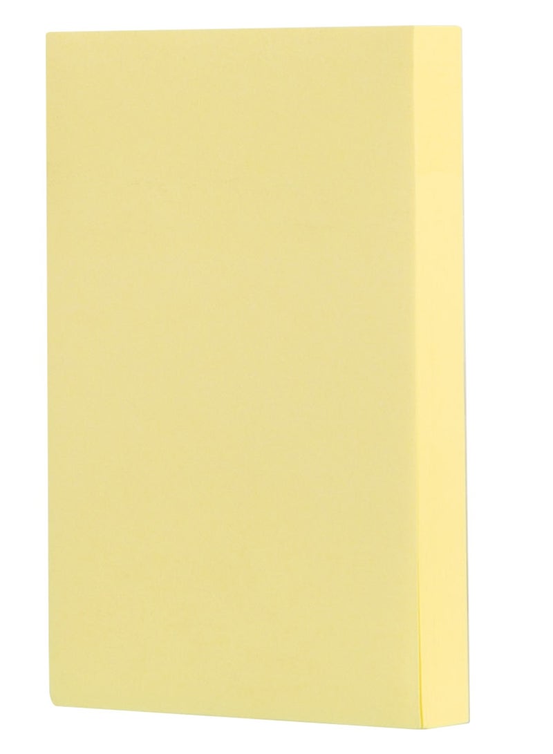 Deli ملاحظات لاصقة Deli EA00252 STICK UP قطعة واحدة، ورق 70gsm، 76×51mm، أصفر، لاصق قوي، قابل لإعادة التمركز، 100 ورقة لكل عبوة، سهل في تدوين الملاحظات ومشاركة الأفكار - Image 2
