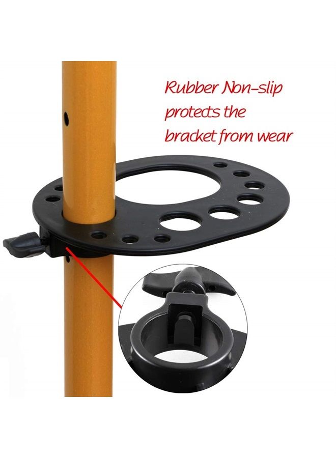 AliLeader Wig Tray for Tripod Caddy Tray for Wig Stand Adjustable Multifunctional Tray for Hairdressing (Black) - Image 3