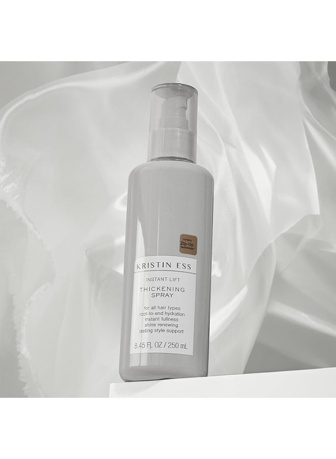 Kristin Ess Kristin Ess Hair Instant Lift Thickening Spray for Volume + Fullness on Fine Hair, Shine Renewing, Style Support, Sulfate and Paraben Free, 8.45 fl. oz. - Image 2