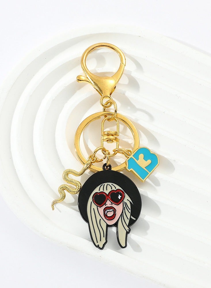 Paraphrase Taylor Swift Themed Keychain for Bag, Backpacks, Purse, House & Car Keys, Decorative Charm | 13 - Image 3