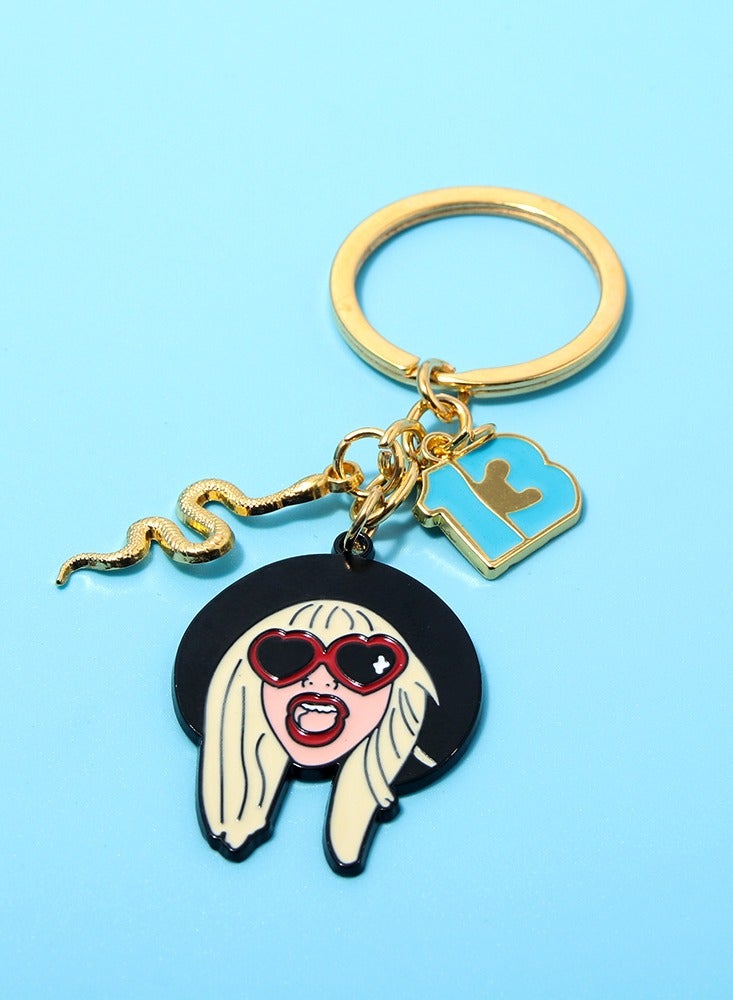 Paraphrase Taylor Swift Themed Keychain for Bag, Backpacks, Purse, House & Car Keys, Decorative Charm | 13 - Image 5