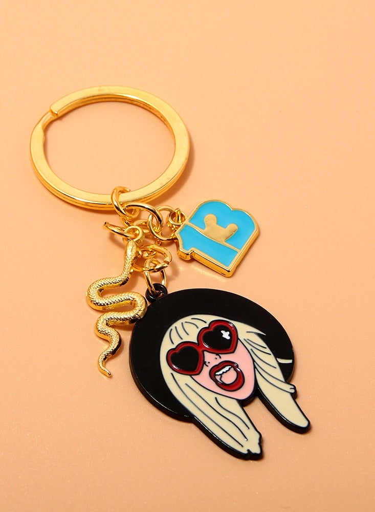 Paraphrase Taylor Swift Themed Keychain for Bag, Backpacks, Purse, House & Car Keys, Decorative Charm | 13 - Image 4