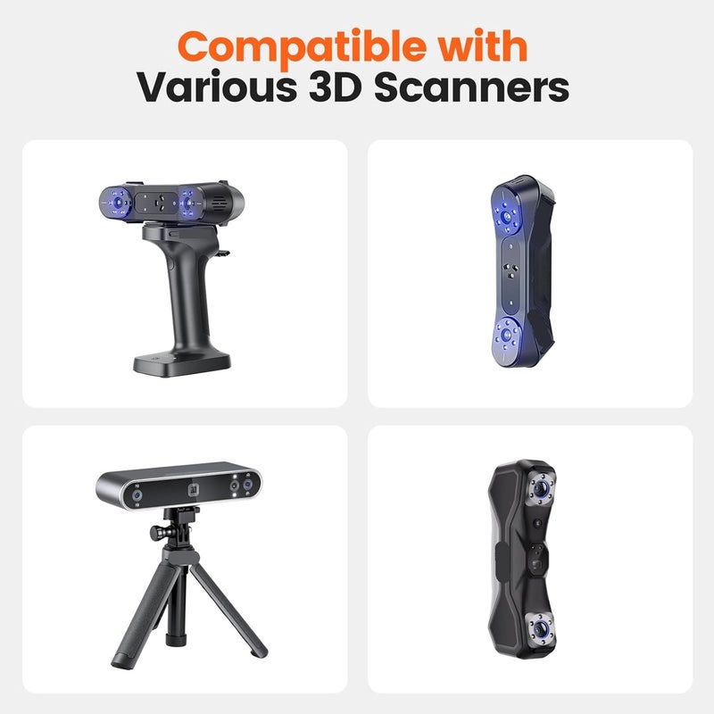 3D Scanner, 12pcs 3D Scan Marker Sticker with Dynamic Reflective,for Precise Optical Tracking - Image 5