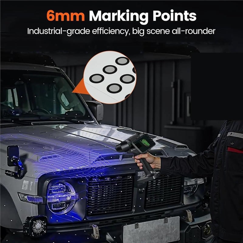 3D Scanner, 12pcs 3D Scan Marker Sticker with Dynamic Reflective,for Precise Optical Tracking - Image 4