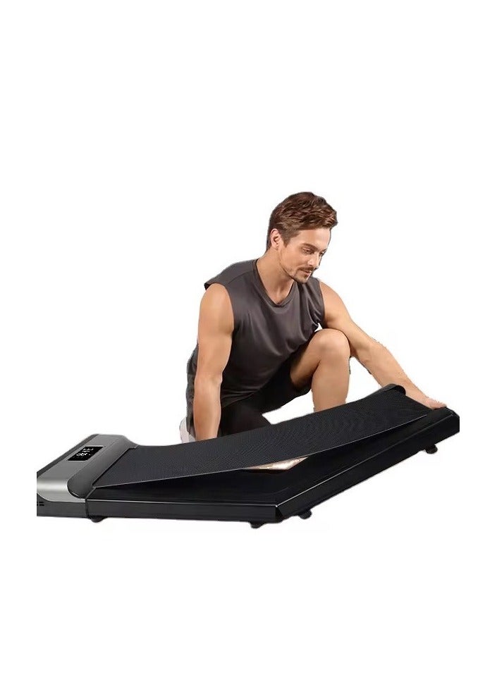 RH Foldable blue treadmill for home use max load weight 120 kg with speed 1-8 km per hour easy to use with smart screen and protection pad - Image 4