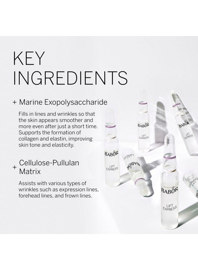 بابور أمبولات بابور ليفت إكسبريس المركزة، تأثير رفع فوري يملأ الخطوط والتجاعيد حتى 6 ساعات، كبسولة للعناية بالبشرة، مصل مضاد للشيخوخة، يزيد من شد البشرة ومرونتها، 7 علاجات - Image 4