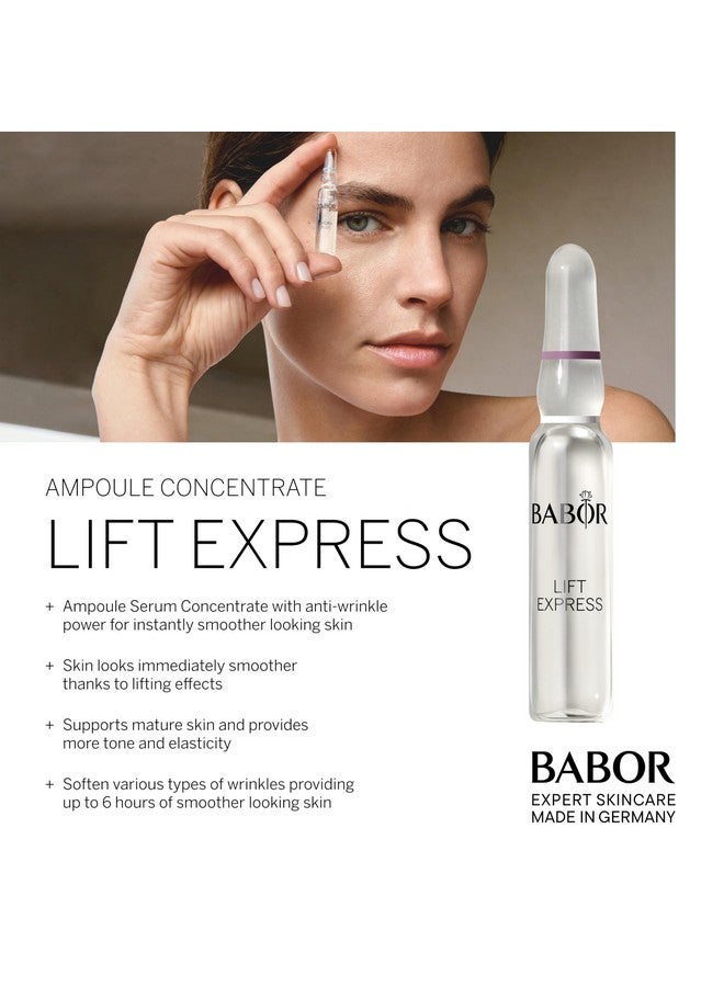 بابور أمبولات بابور ليفت إكسبريس المركزة، تأثير رفع فوري يملأ الخطوط والتجاعيد حتى 6 ساعات، كبسولة للعناية بالبشرة، مصل مضاد للشيخوخة، يزيد من شد البشرة ومرونتها، 7 علاجات - Image 3