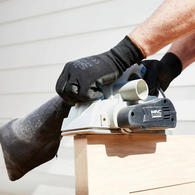 Mac Allister Mshp900 900W 230-240V Corded Planer, 3 Mm Size, White/Black - Image 2