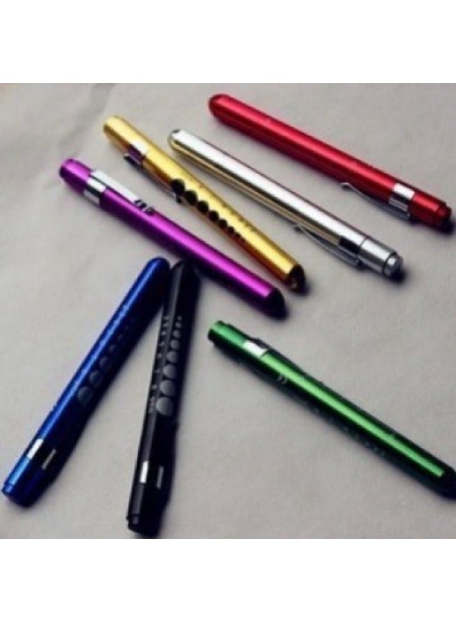 Pupil Pen Lamp With Scale Ear, Nose, Throat And Eye Examination Can Be Lettered With Printing Seven Colors Optional Wholesale-Color:Yellow Light Gold - Image 1