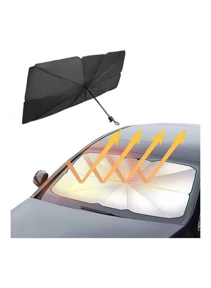 Dream Zone Car Windshield Umbrella-Foldable Sunshade Cover Uv Block Front Window - Image 1