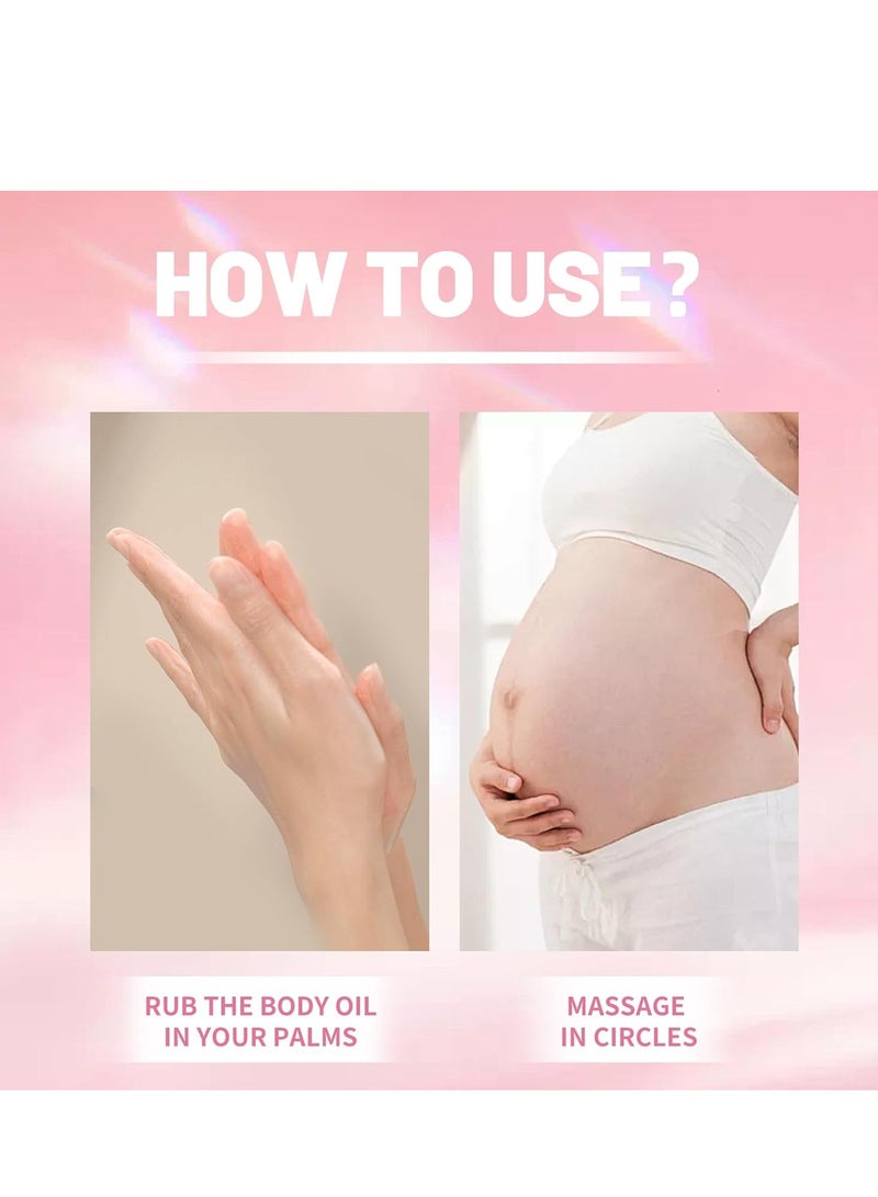VGO VGO Skincare Body Oil for women, Vitamin E Oil for Scars Away, Stretch Mark Oil for All Skin Types, 50ml / 1.69oz  - Image 3