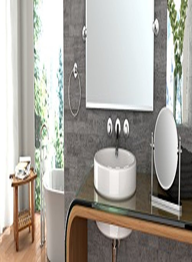 Gatco 4682 Channel Towel Ring, Chrome/Wall Mounted Hand Towel Ring for Bathroom - Image 2