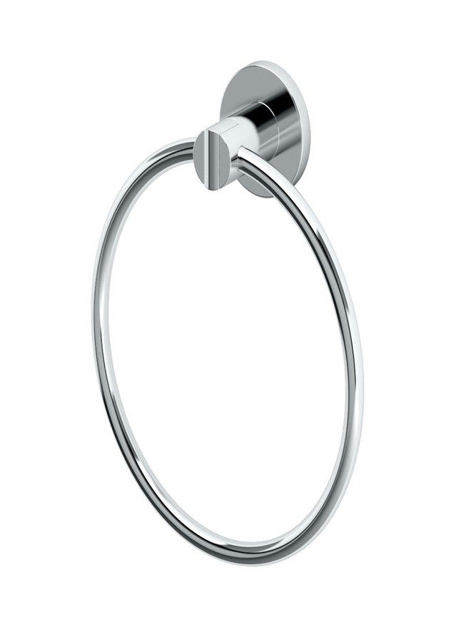 Gatco 4682 Channel Towel Ring, Chrome/Wall Mounted Hand Towel Ring for Bathroom - Image 1