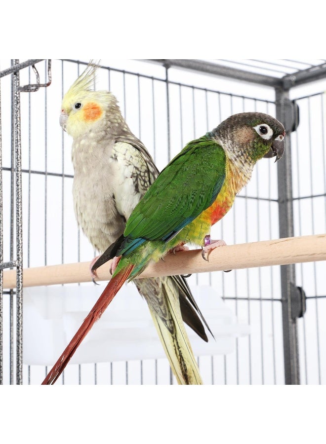 Egardenkart 132Cm Wrought Iron Standing Large Flight King Bird Cage For Cockatiels African Grey Quaker Amazon Sun Parakeets Green Cheek Conures Pigeons Parrot Bird Cage Birdcage With Stand Large  - Image 3